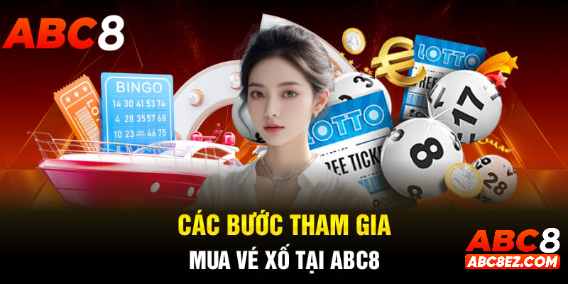 Các bước tham gia mua vé xố tại ABC8